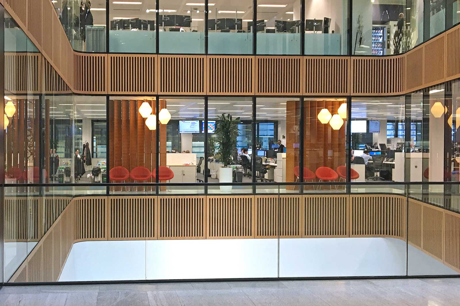RWE office in London - view inside offices